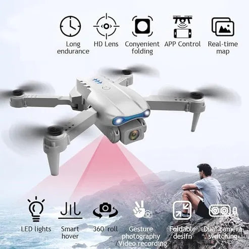 E99 Drone Camera with 4K HD and Foldable Design