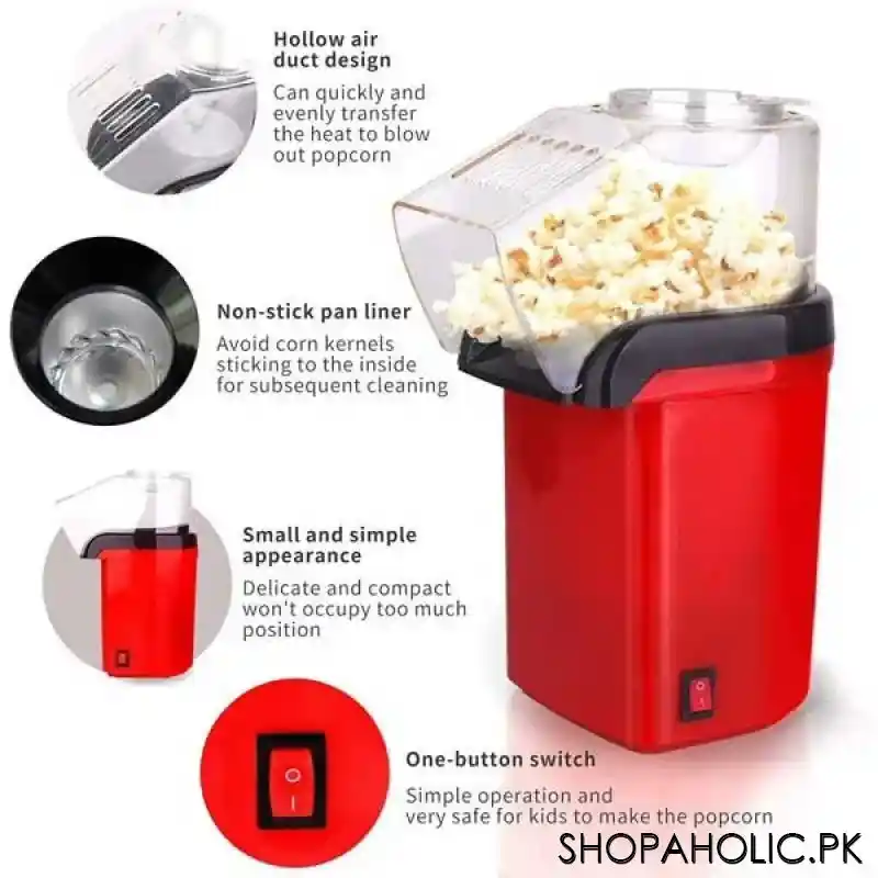 Portable Oil-Free Popcorn Maker