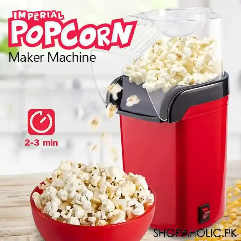 Portable Oil-Free Popcorn Maker